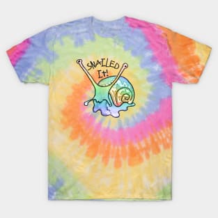 Rainbow Snailed it!! This snail Nailed it! In Rainbow T-Shirt